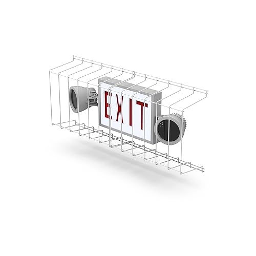 SC900-W4, Exit Sign Damage Stopper Cage, Protective Polyester Cover Coated