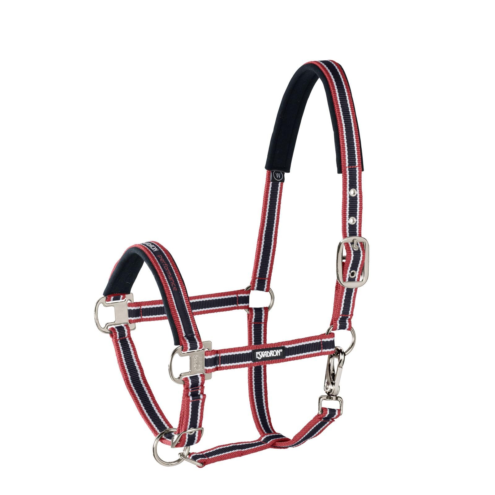 Cabestro Eskadron hebilla sangre caliente Basic Performance Chili-White-Navy 1