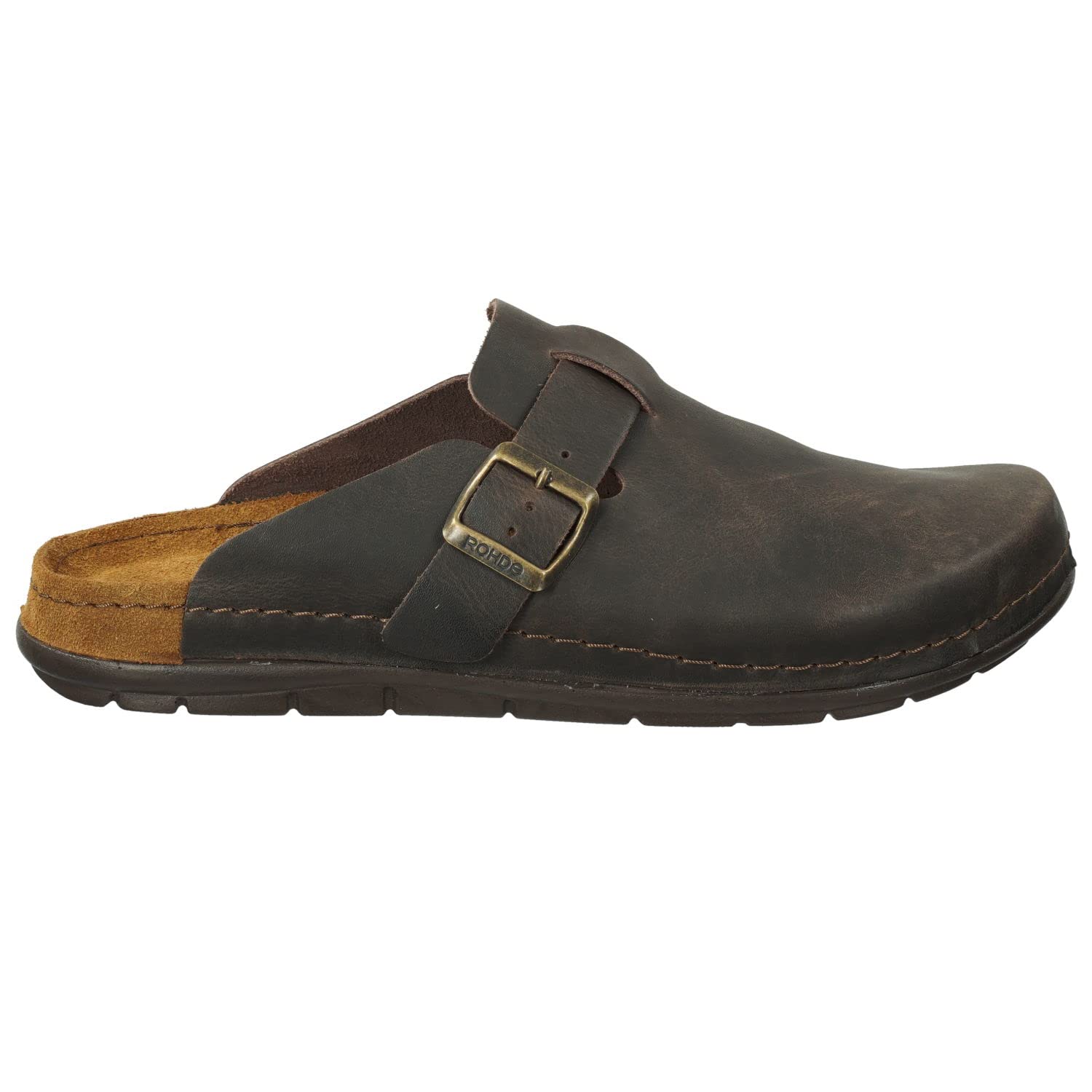 Rohde Rodigo-H - Herren Clog aus Brush-Leder