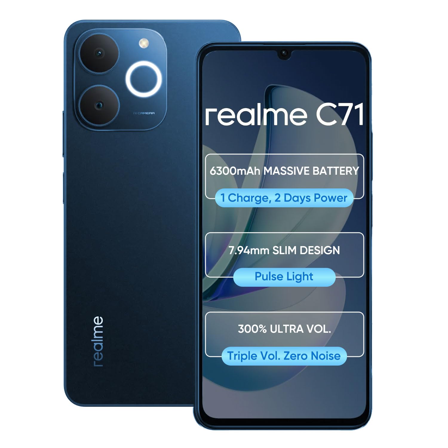 Realme X50 5G - Smartphone 128GB, 6GB RAM, Dual Sim, Ice Silver