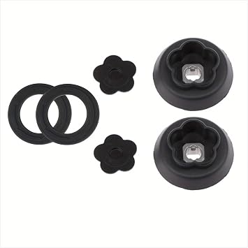 2Sets Sealing Ring Gasket,Compatible With Monsieur Cuisine,Compatible With Connect,Blender 5/7/12-Tooth Mushroom-Head Coupling Connector5T 2Sets