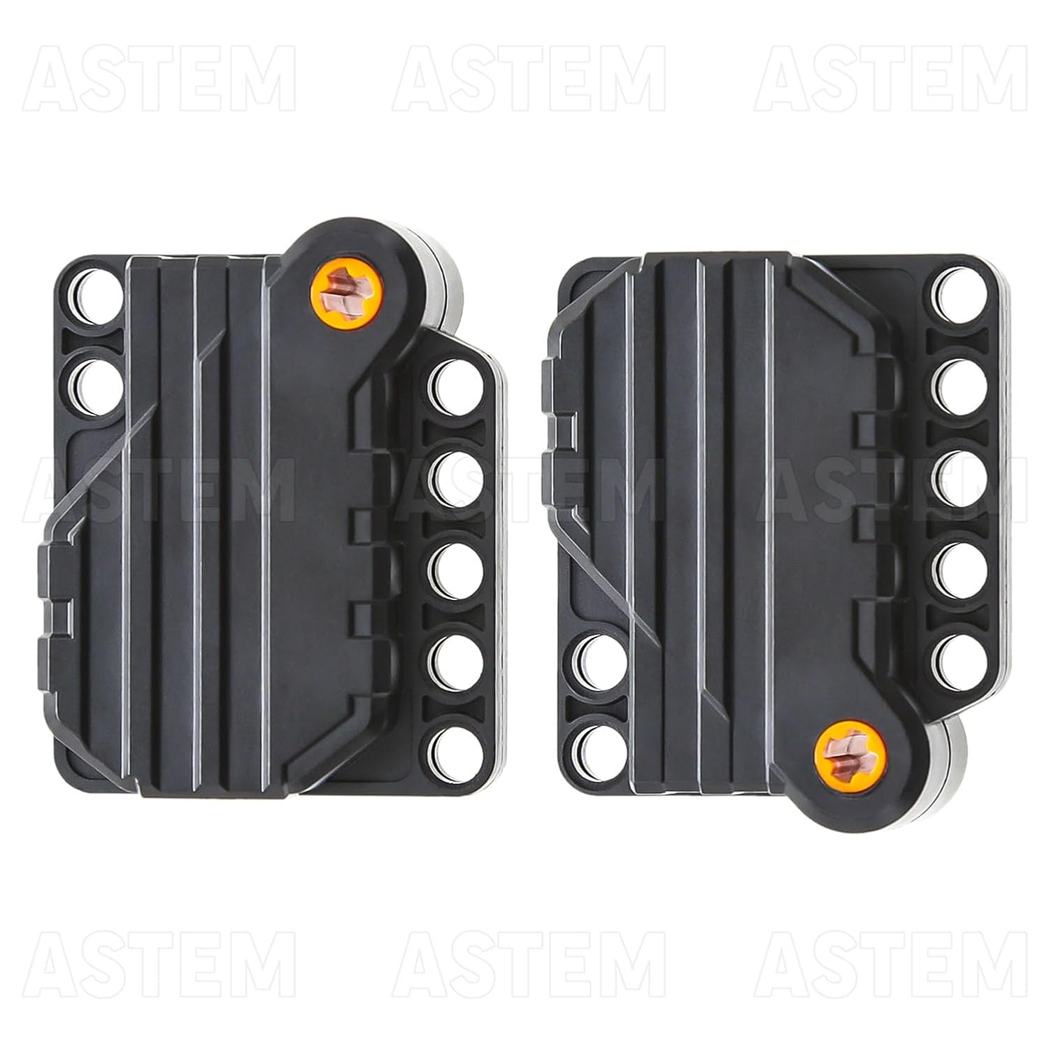 2Pcs Pullback-Motor Technic-Parts Compatible with Lego 12787c01 6143751 Building Brick MOC Motor6 x 5 x 3(Black)