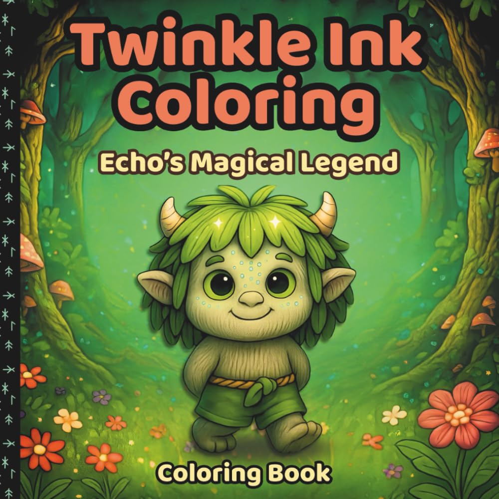 Twinkle Ink Coloring: Echo's Magical Legend