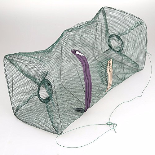 Minnow Trap Crawfish Trap Minnow Trap 4822Cm Folding Fishing Net Catch Crab Shrimp Minnow Fishing Bait Trap Cast Dip Net Nylon Network Cage Bait Net Crab Pot Bait Trap #TOP1