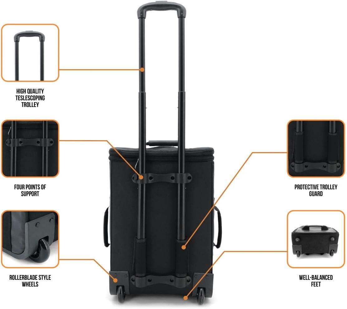 Jetpack Drop System (includes Snap backpack Drop Roller bag) for Mobile, DVS, Non DVS, Club Gig Set up. Perfect for DJ Controllers SB, SR, Mixer S11 72, Audio Gear, Travel & More