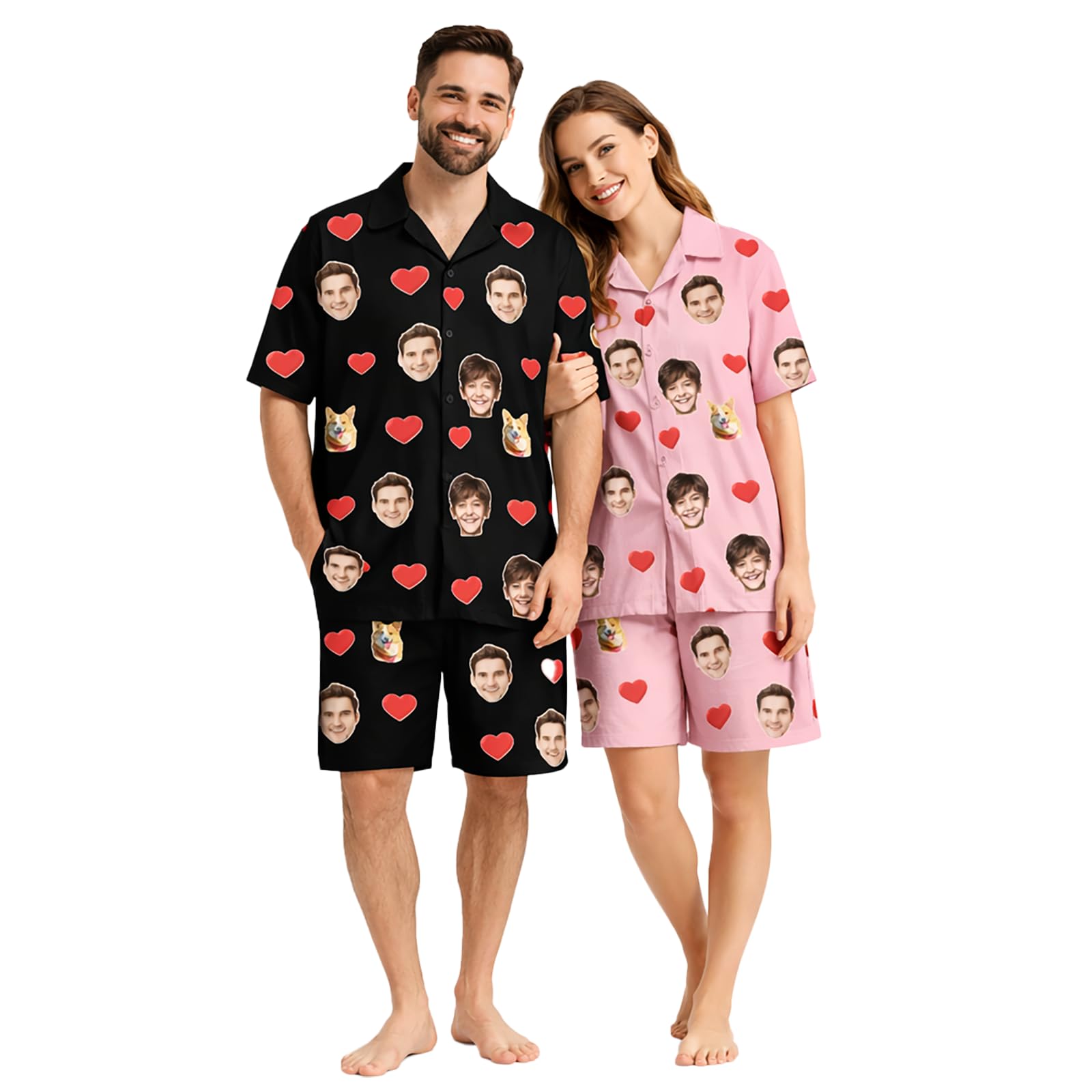 Pantalones de Pijama Personalizados Mujer con Foto y Diseño 1 Mamá,Conjunto de Pijama para Madre, Abuela o Esposa, Regalo Original Día de la Madre