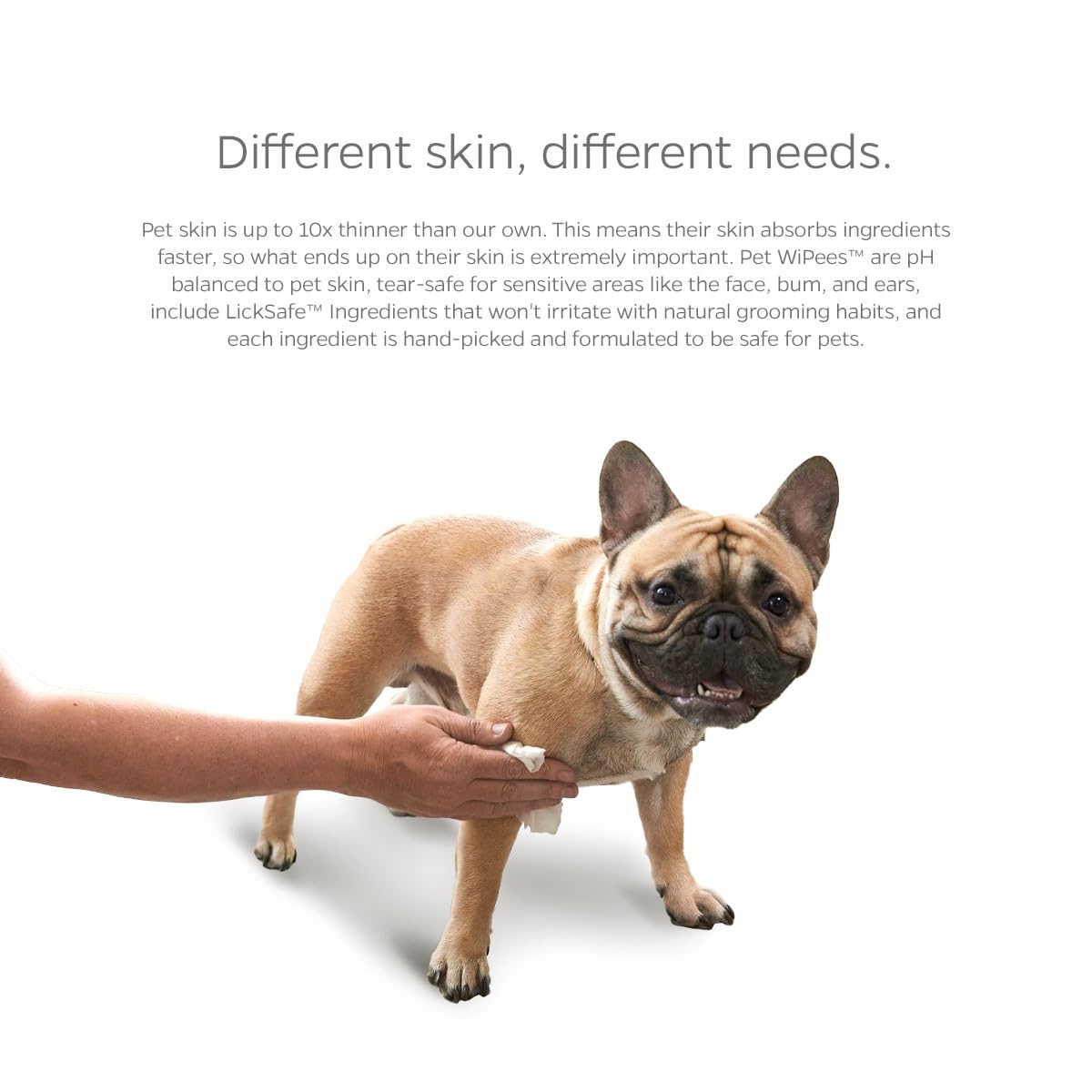 Pet Parents® Pet WiPees™ - Toallitas multiusos para perros + alergias, toallitas para mascotas, toallitas para cachorros, toallitas para patas y perros, toallitas para perros grandes (100 unidades