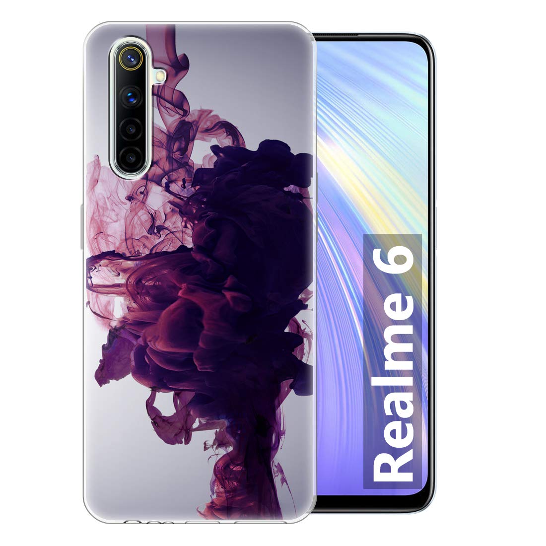 Fashionury Printed Soft Silicone Designer Pouch Mobile Back Cover for Realme 6/ Realme 6i -P262, Multicolour (B0876V9Y6X) Amazon Price History, Amazon Price Tracker