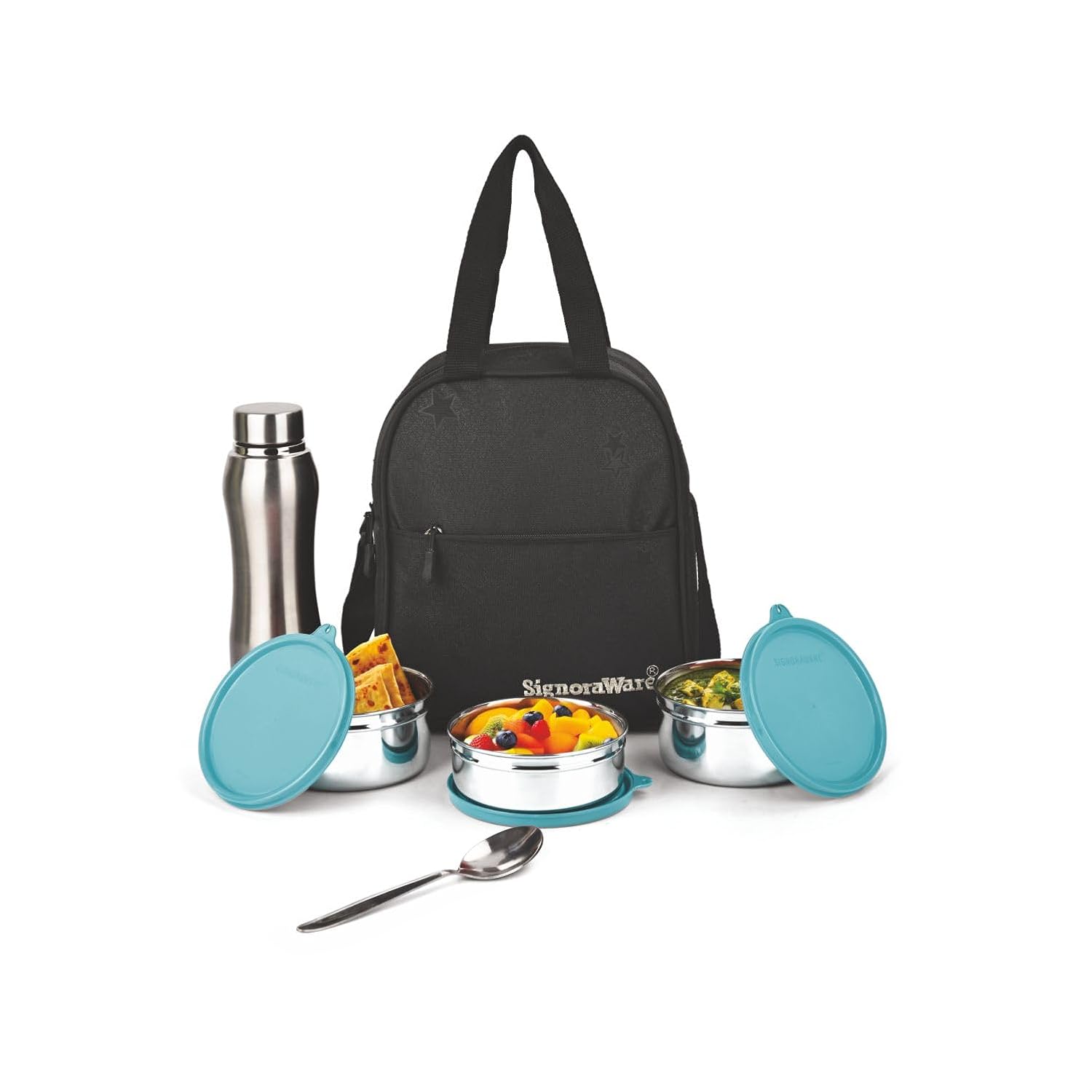 SignoraWare Fusion Steel Lunch Box, 4 Containers at Rs 893 (50% Off)