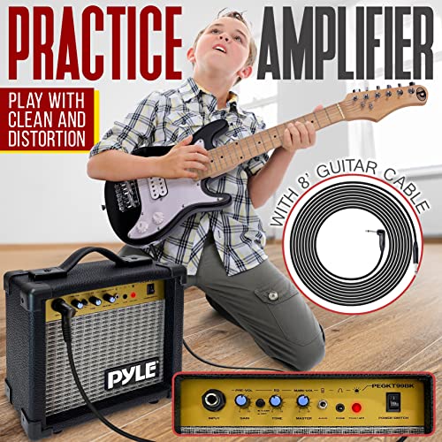 Pyle-Kids-Electric-Guitar-Starter-Kit-with-Amplifier-30-Mini-Instrument-w-10W-Amp-Complete-Accessories-PEGKT30