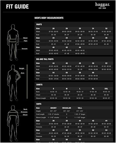 Miniatura 3 de HAGGAR Traje de ajuste clásico elástico premium para hombre - Pantalones y chaquetas