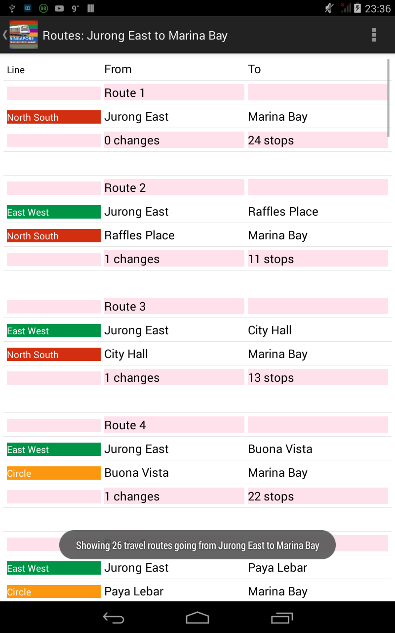 Singapore Train Route PlannerAmazon.co.ukAppstore for Android