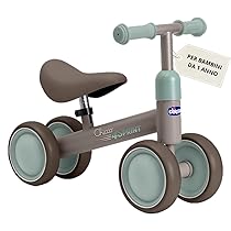Chicco Ride-ON Quadriciclo Senza Pedali, Bicicletta Senza Pedali Equilibrio per Bambini, Guida Fluida, Ruote in gomma, Morbida Sella Antiscivolo, Manici Antiscivolo, 1-3 Anni, max 20 kg, Beige
