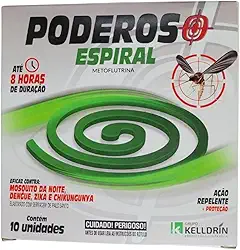 Inseticida Repelente Espiral Pernilongo Dengue 10 Unidades