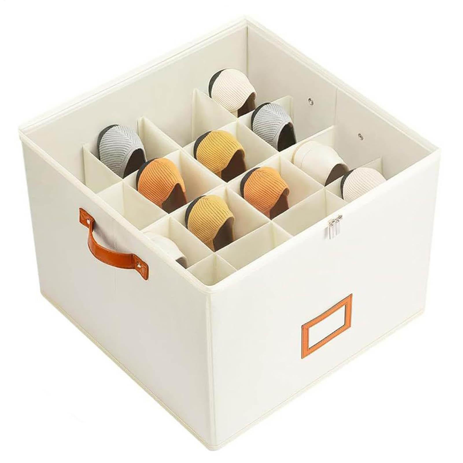 Range-chaussures diviseur de boîte empilable portable
