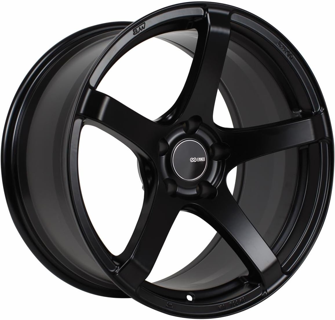 17x8 Enkei Kojin (Matte Black) Wheels/Rims 5x100 (476-780-8040BK)