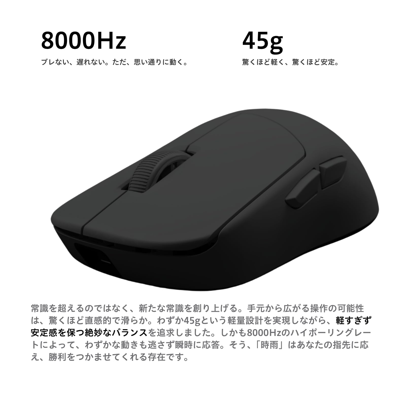 Amazon.in: Buy AIM1 SHIGURE Black Gaming Mouse Wireless Mouse 45g