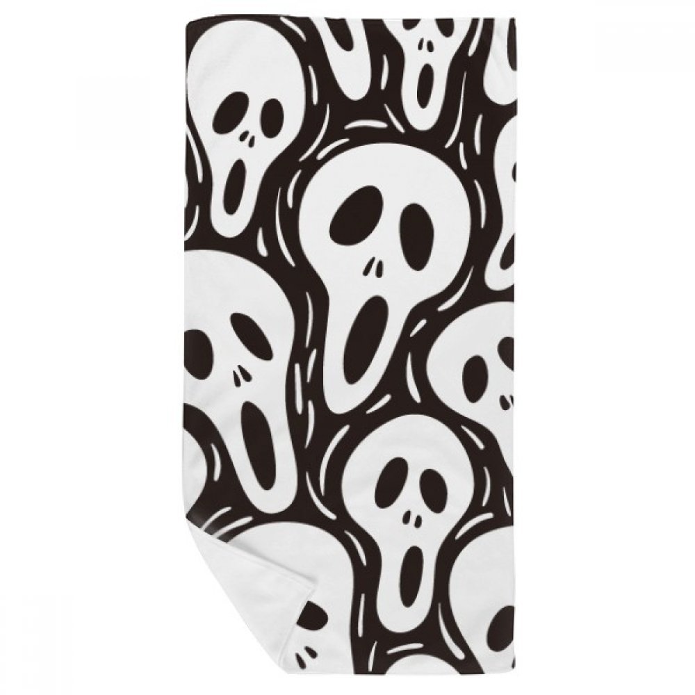 Serviette de bain Halloween motif crâne une idée cadeau originale pour amateurs de frissons