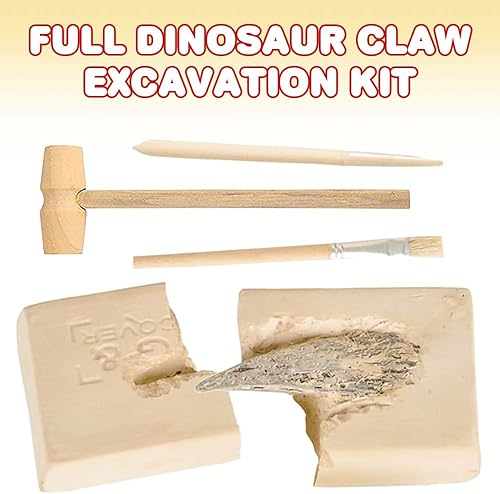 Miniatura 2 de ArtCreativity Kit de excavación de garra de dinosaurio para niños, juego interactivo de juguetes de excavación de fósiles de dinosaurio con