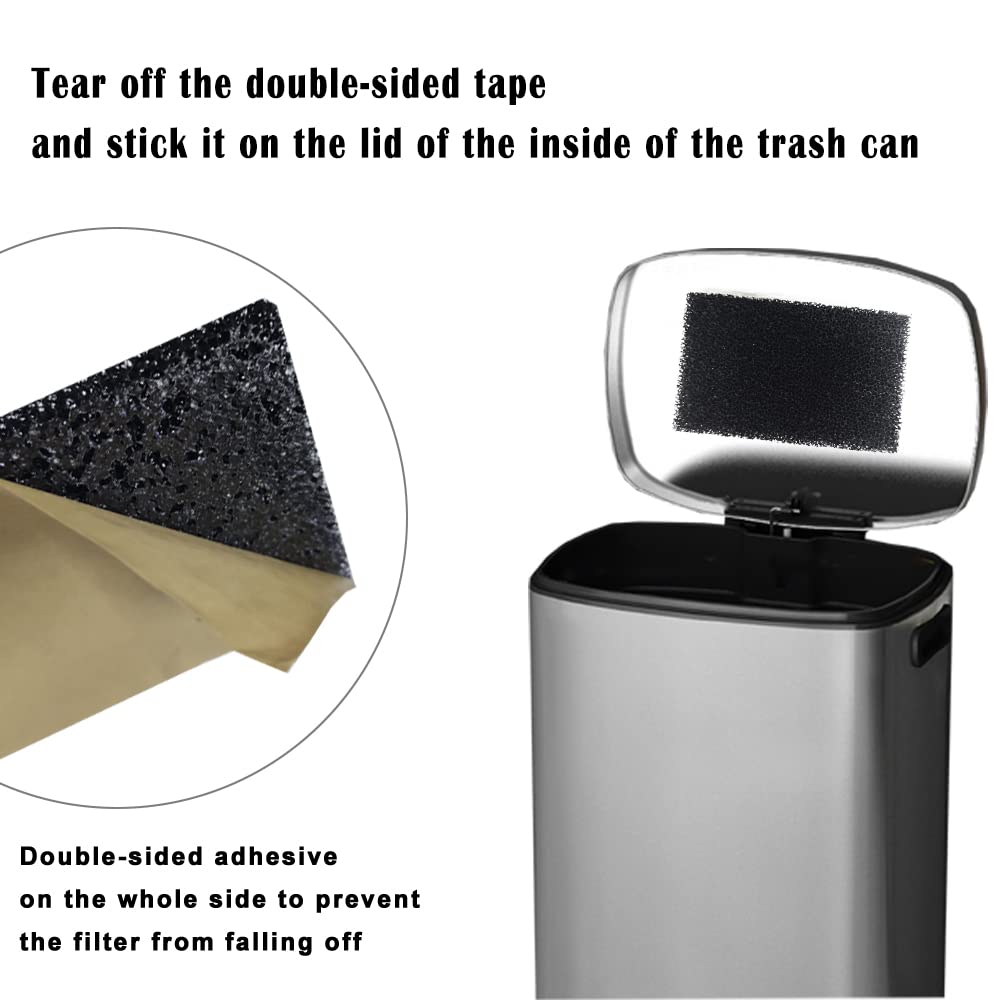 Soonyeadre 24 Pack Charcoal Filters for Compost Bin, Filter Replacement Extra Thick (0.39