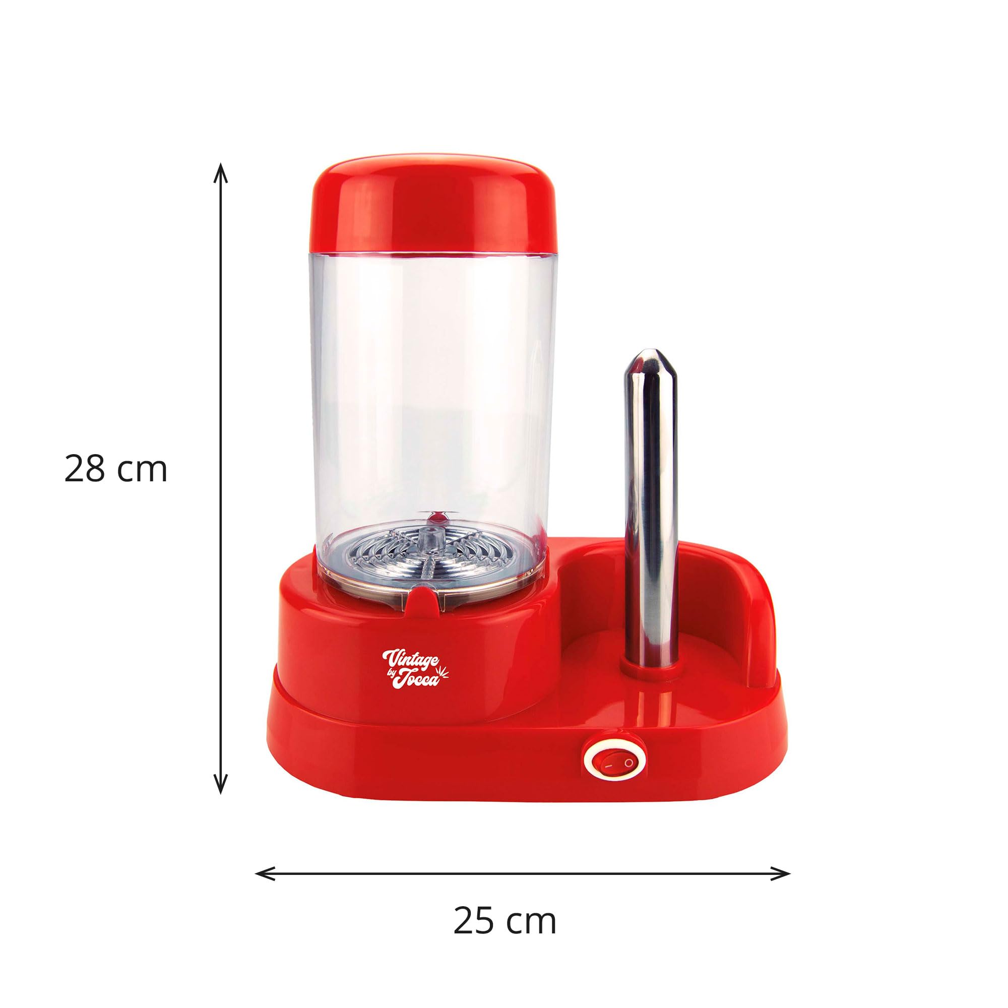 Jocca, Macchina per Hot Dog, 350W, Cuoci Würstel a Vapore e Scalda Pane, Capacità 6 Salsicce, Design Compatto
