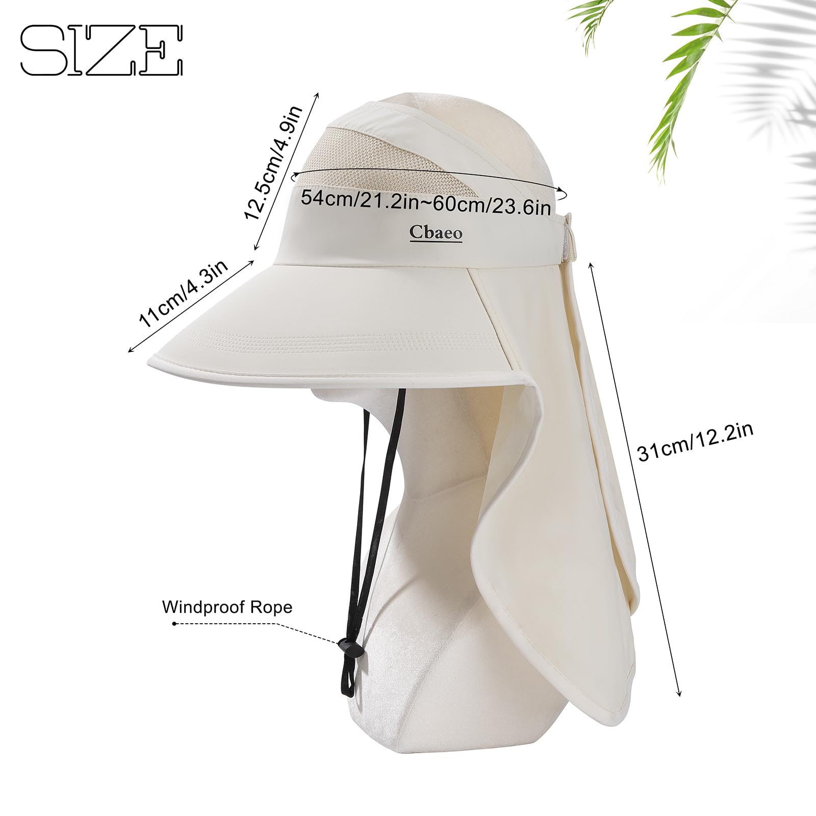 Visiera Parasole da Donna Cappello da Sole a Tesa Larga con Protezione UV sul Traspirante Cappello da Spiaggia per Giardinaggio Viaggi Escursionismo Pesca Campeggio