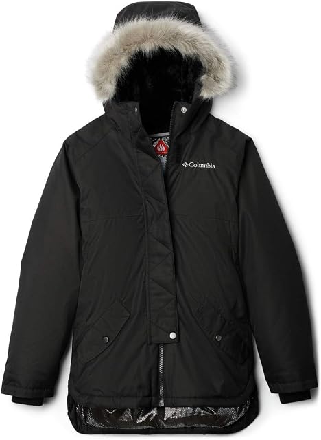 Columbia Girls' Mid-Length Waterproof Jacket, Carson Pass
