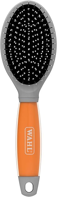 Wahl Nylon Ball Pin Brush, Pet Brush for Dogs and Cats, Professional Grooming Tools, Removes Knots and Tangles, Gel Handle, Pin Brush for Pets, Easy Clean
