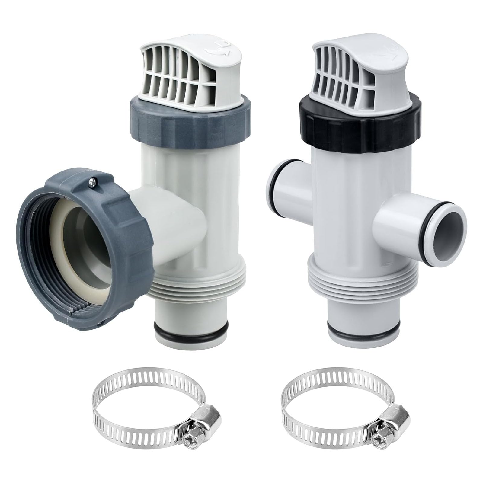 Buxuaaaa Ground Pool Maintenance Set Plunger Adapter Hose Connector Fastener for 26323EH 263351EH 263371EH 26301T 26371EH Pool Plunger Adapter
