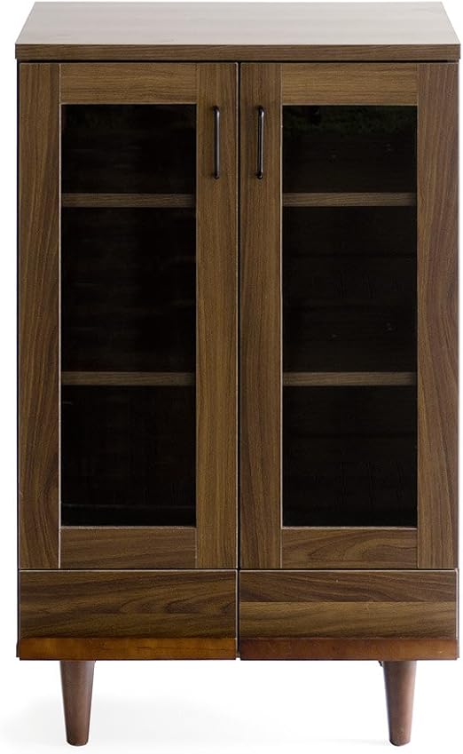 Amazon エア リゾーム 食器棚 60cm幅 キッチン収納 北欧 キッチンキャビネット Brace Cupboard ブレス カップボード ブラウン 食器棚 オンライン通販