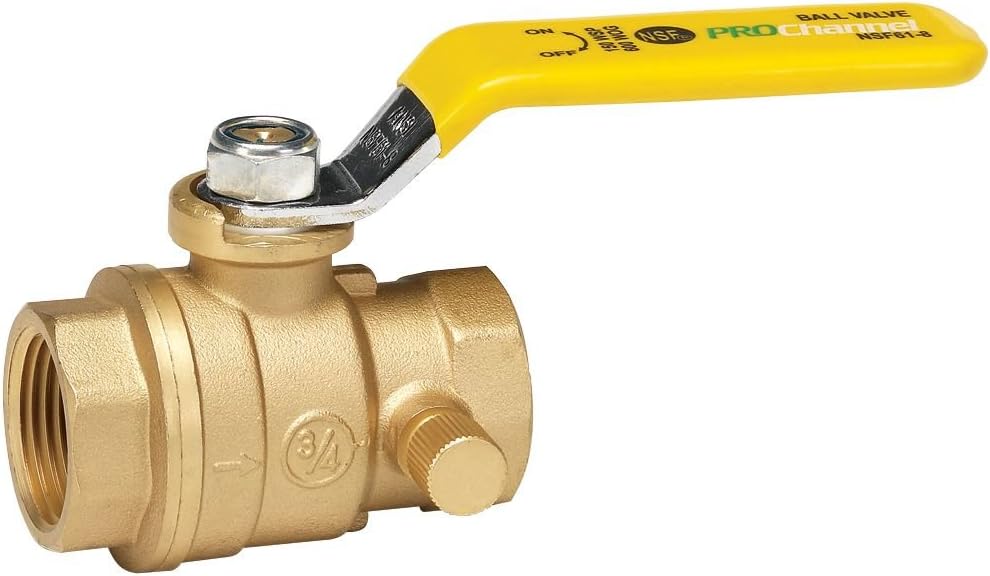 ProChannel VBVFSWB5PA Ball Valve with Brass Thread 500 PSI, 1-Inch
