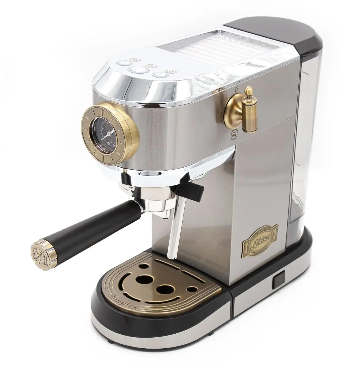 Kaiser KA 2001 R Empire Machine à expresso avec porte-filtre en acier inoxydable 19 bar