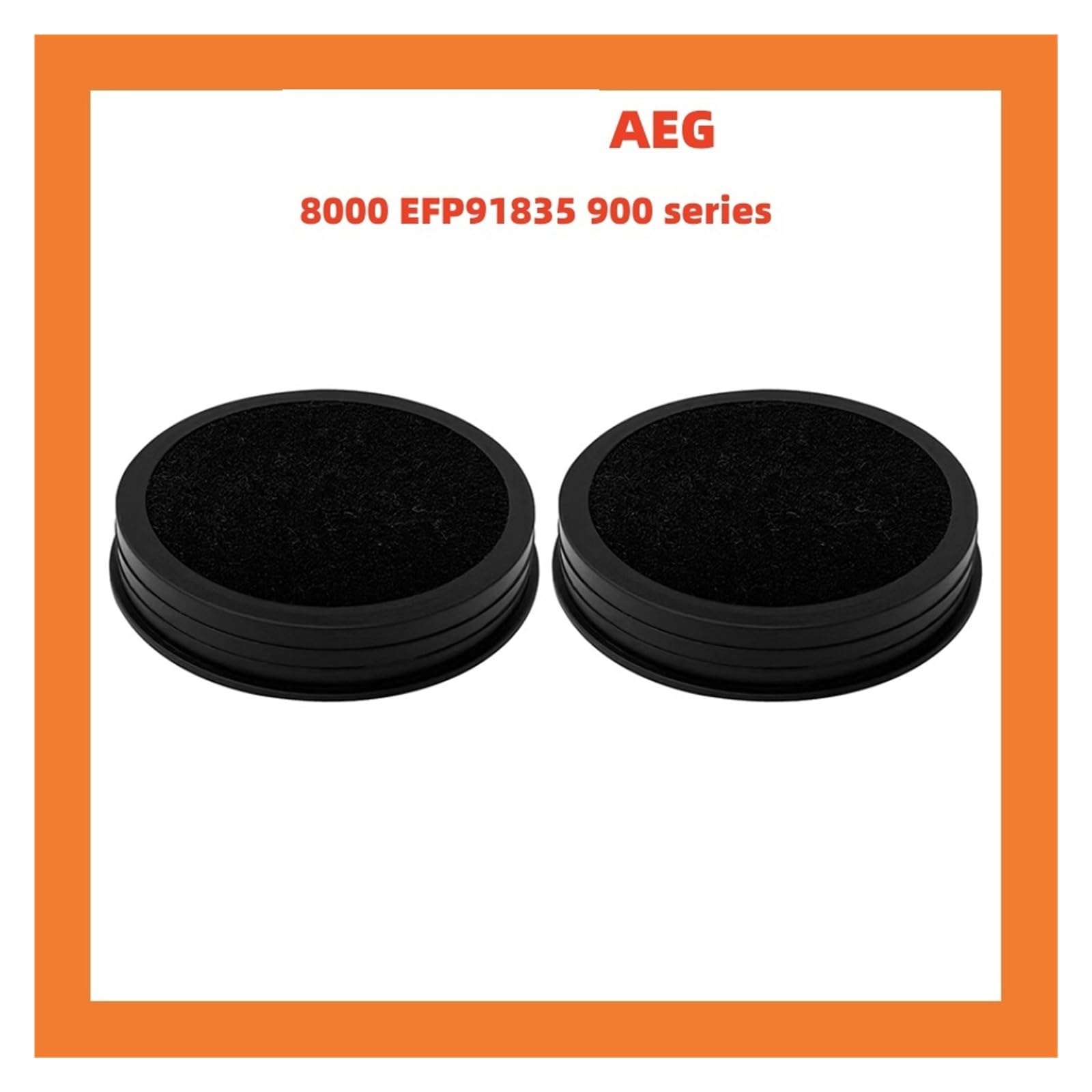 Filtre HEPA Noir, Compatible Avec Les Aspirateurs Electrolux, AEG Série 8000 EFP91835 Et 900(4pcs)