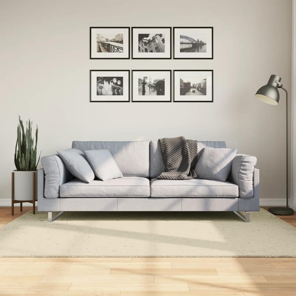 Tapis de sol lavable HUARTE doux et antidérapant pour salon moderne