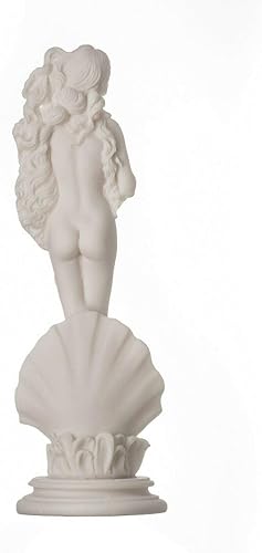 Miniatura 3 de Diosa griega Afrodita Venus Nacimiento de la estatua de alabastro desnuda sexy de 9.8 pulgadas