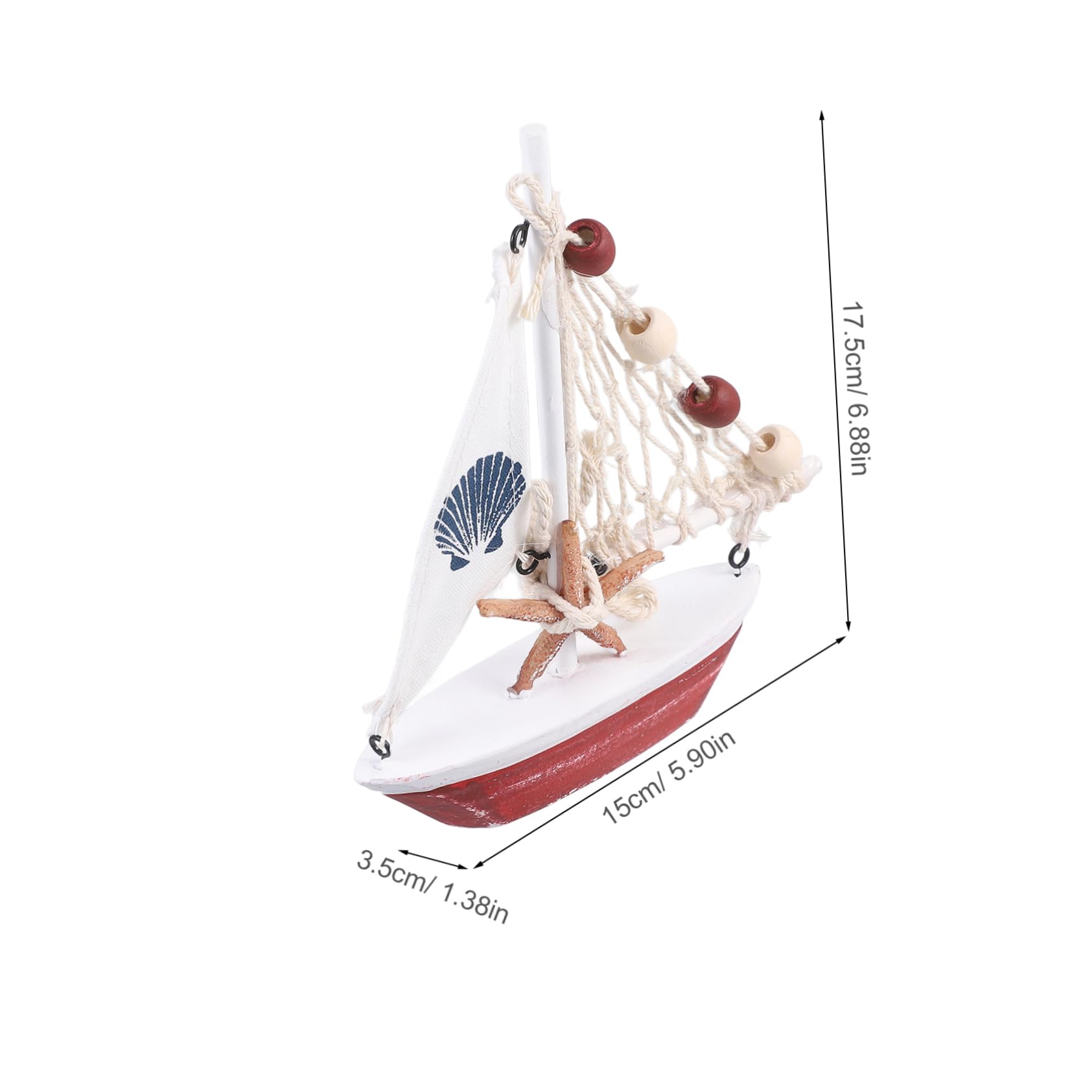 Lot De 6 Mini Voiliers Décoratifs En MDF Coloré - Décoration Nautique, Méditerranéenne, Pour Bureau, Salon, Art Mural - Bateaux Jouets