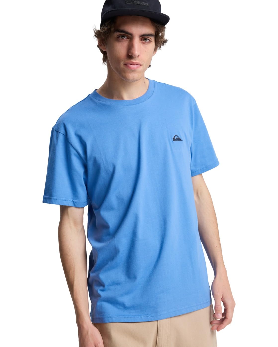 Quiksilver Short Sleeve T-Shirt Basic SS TEE Young Men Mens Blue
