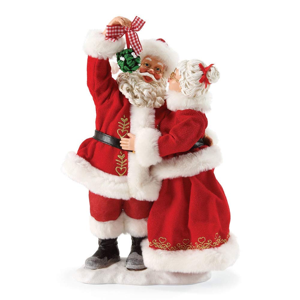 Amazon.com: Department 56 Possible Dreams Santa Claus “Mistletoe
