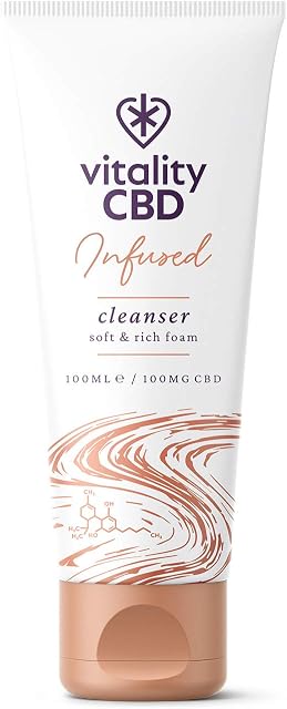 Vitality CBD Infused Cleanser, 100mg of CBD, 100 ml