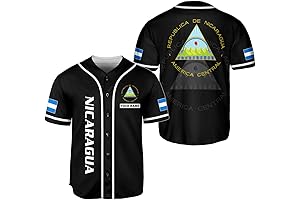 Camisa de béisbol personalizada para mujeres de Nicaragua, Nicaragua personalizada Jersey para...