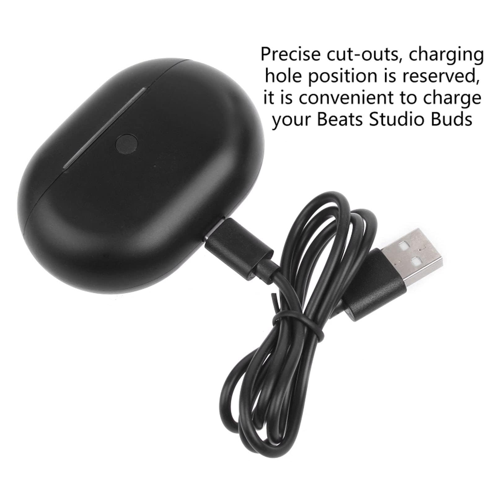 Dpofirs Sostituzione della Custodia di Ricarica Wireless per Studio Buds, Accoppiamento con un Ricarica di Tipo C, Batteria da 660 MAh, Custodia di Ricarica