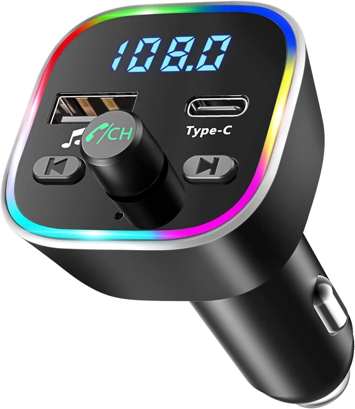 Trasmettitore fm con ricarica