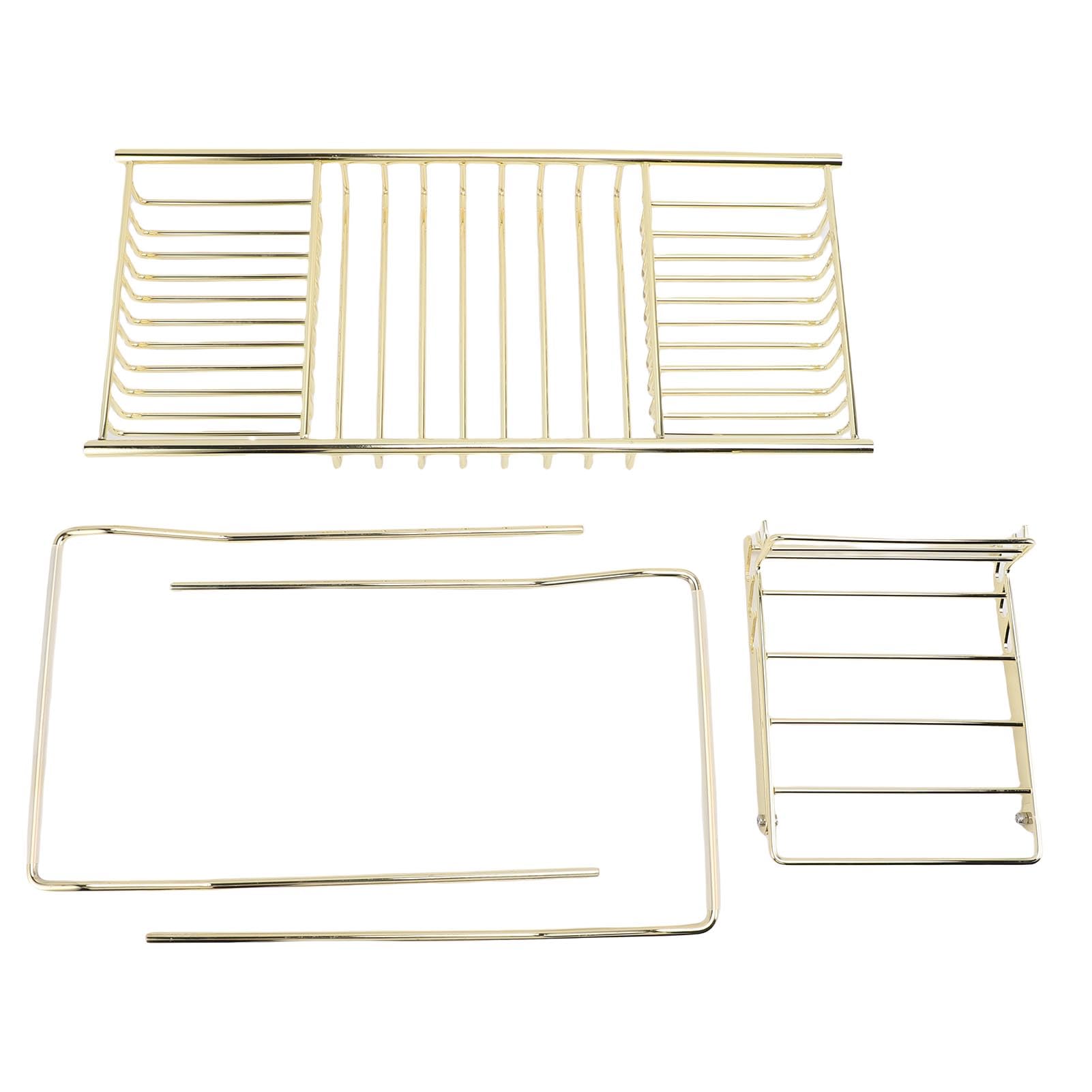 Annadue Bandeja para Bañera de Ducha de Acero Inoxidable Extensible sobre