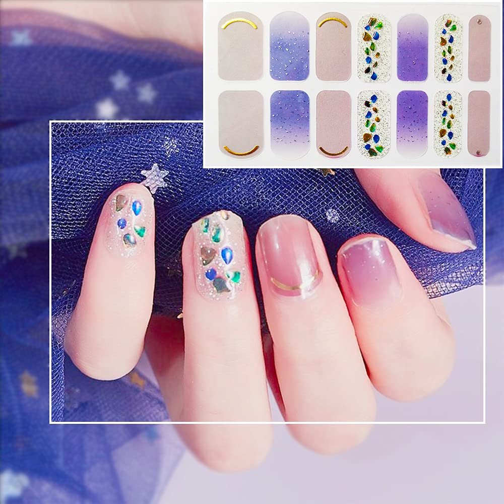 ネイルシール手用6枚 ネイルステッカー 手の爪 ネイルデザインジェル