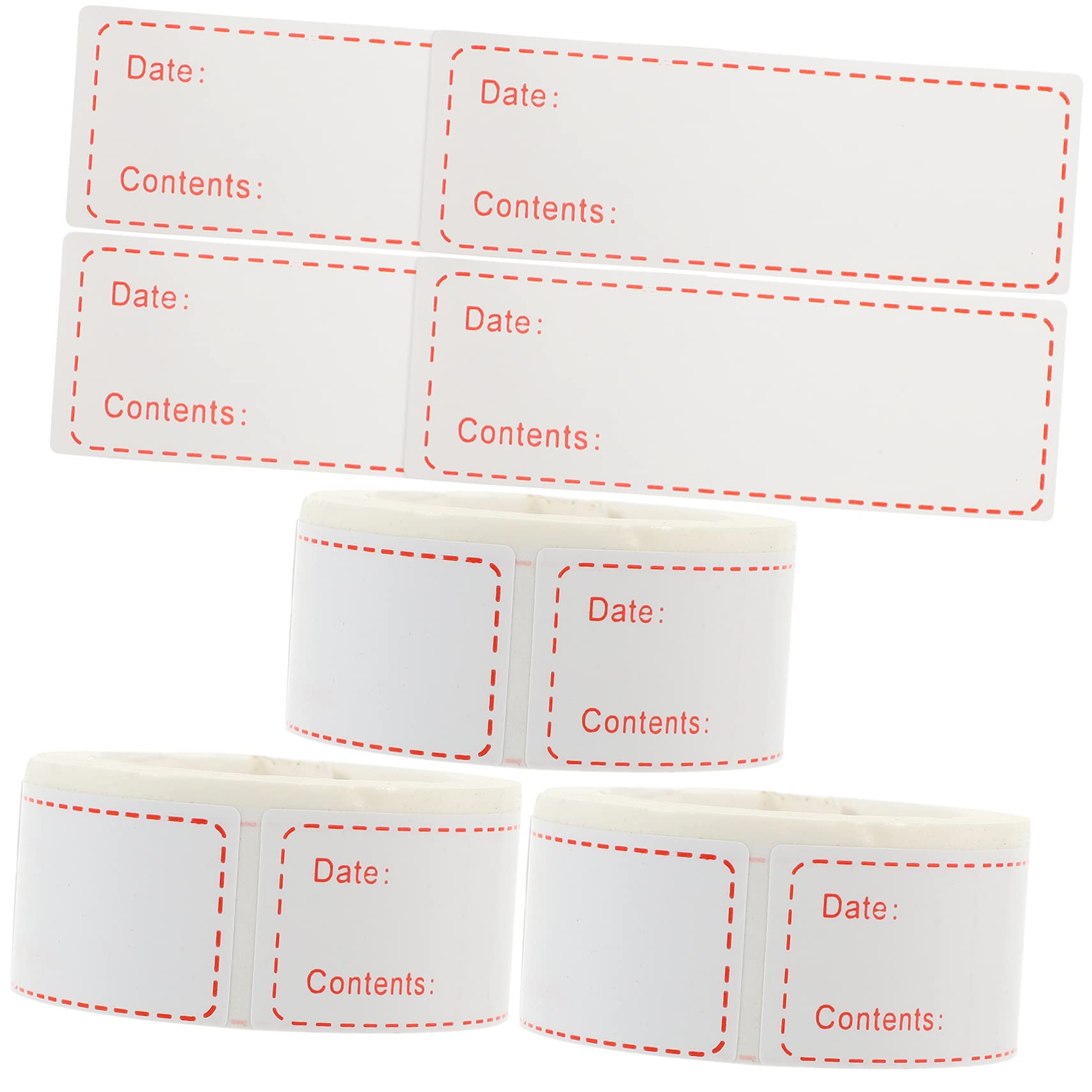 9rotoli Etichette Adesive Per Alimenti Rimovibili Di Stickers Per Conservazione Cibo Etichette Per Data Scadenza Per Congelatore e Cucina Facili Da Scrivere e Applicare Pratiche