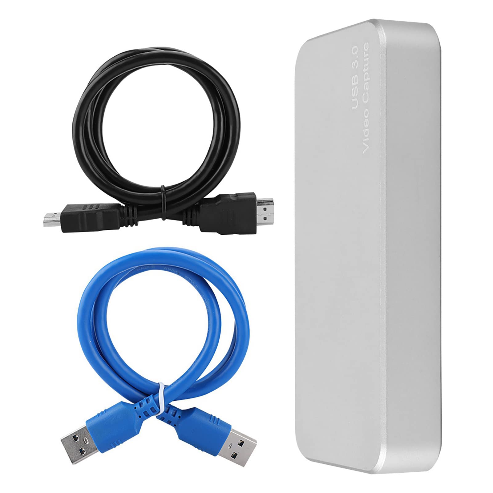Dpofirs Adapter Karty Przechwytującej Wideo do Gier Strumieniowych na żywo, Plug and Play z USB 3.0, Idealny dla Użytkowników OBS/POTPLAYER