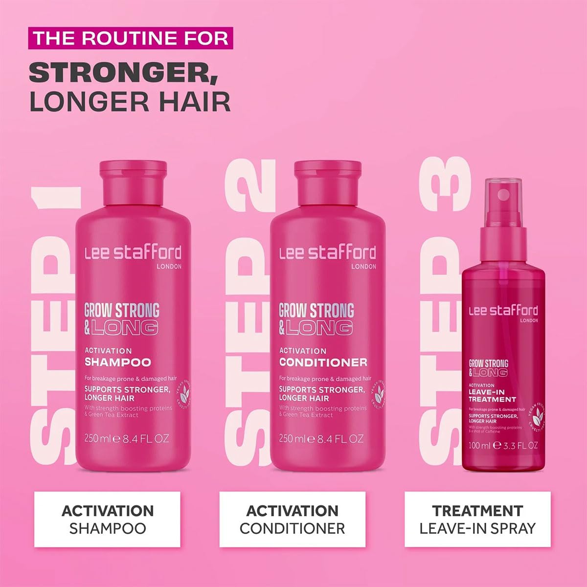 Lee Stafford Grow Long & Strong Activation Leave-In Treatment