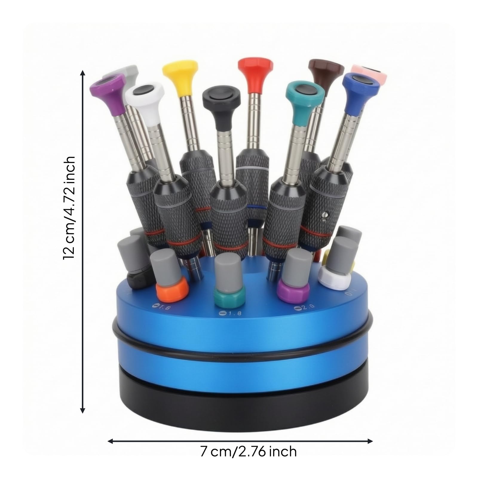 Qianly 10 Pezzi Set di Cacciaviti da Orologiaio Cacciaviti di Precisione Durevole Utensili per Modellismo