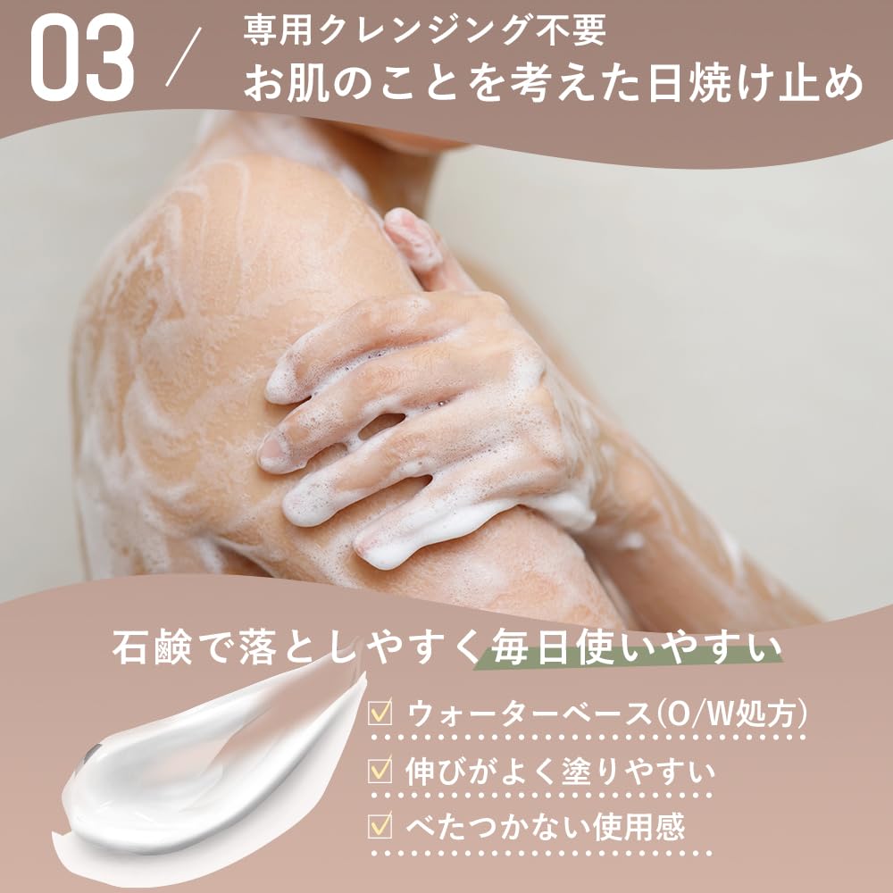 Amazon.co.jp: 【白浮きしにくい】 オルナ オーガニック 日焼け止め