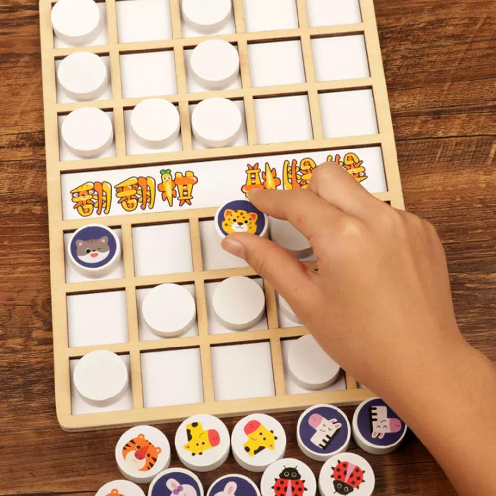 Juego Memoria Animales Madera Montessori